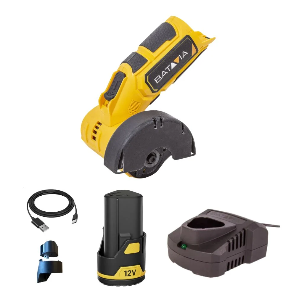 12V Cordless Angle Grinder 76mm - Image 7