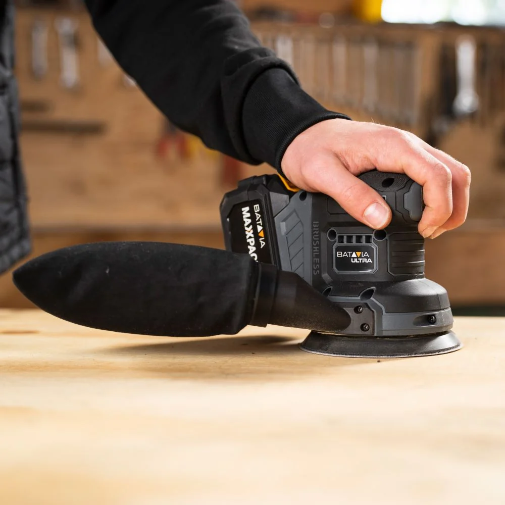 18V Brushless Cordless Orbital Sander 125mm - Image 5
