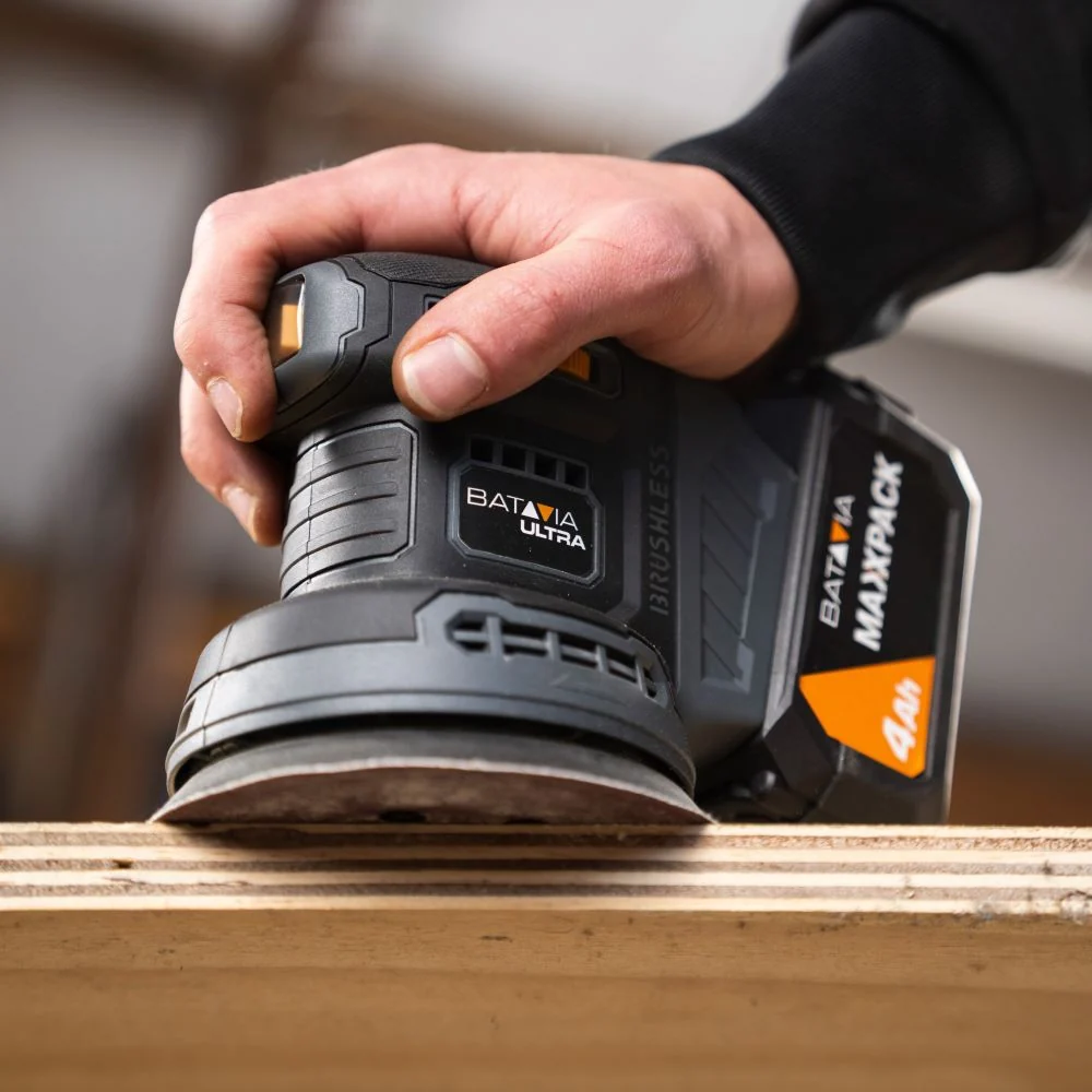 18V Brushless Cordless Orbital Sander 125mm - Image 7