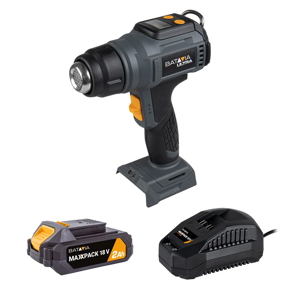 18V Cordless Heat Gun with Digital LCD Display - Image 9