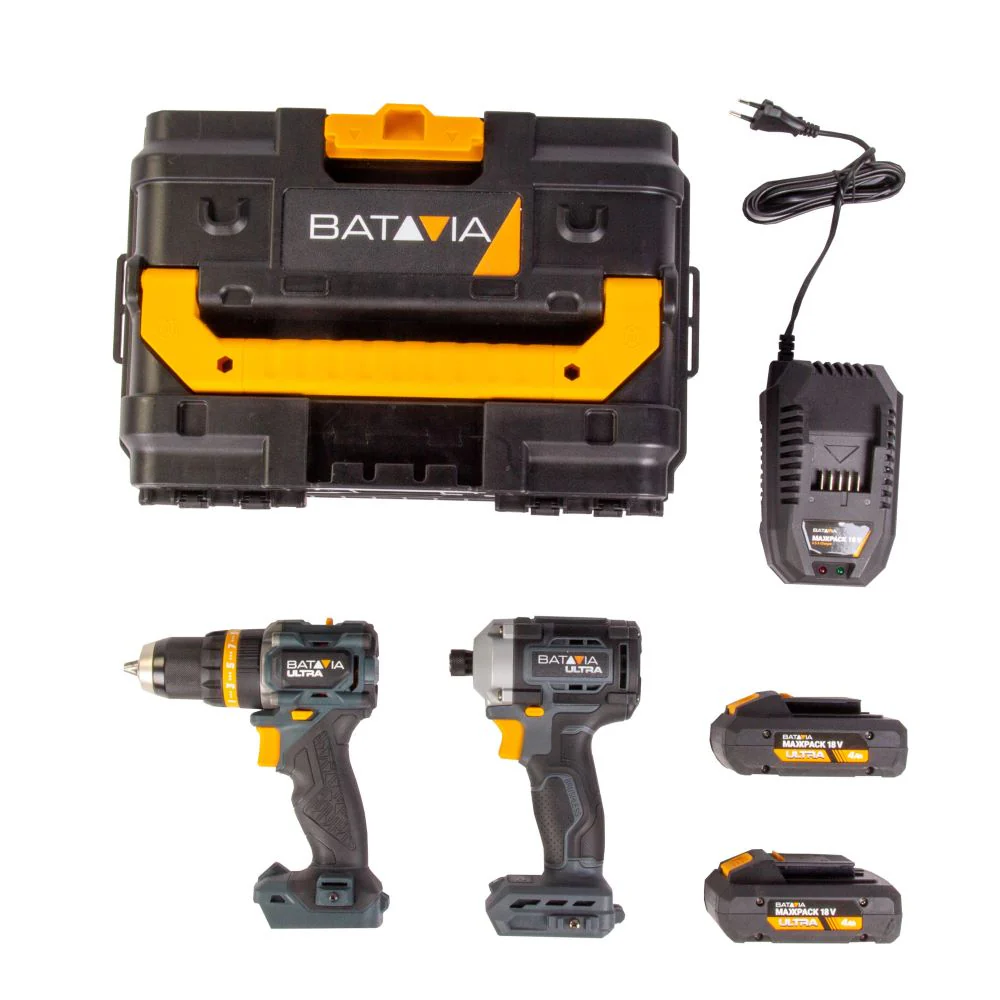 18V Ultra Twin Pack Brushless Combi Drill 70 Nm & Impact Driver 350 Nm - Image 3