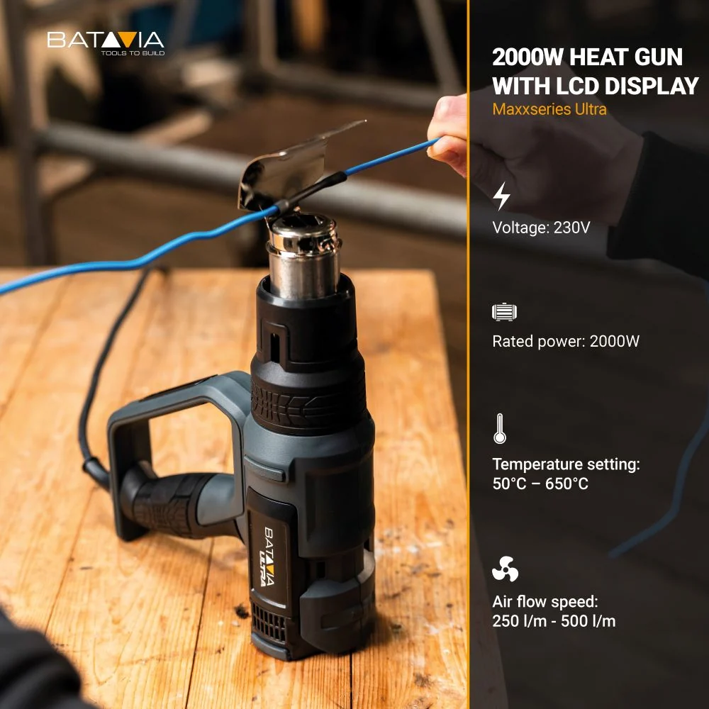 2000W Heat Gun with Digital LCD Display - Image 7