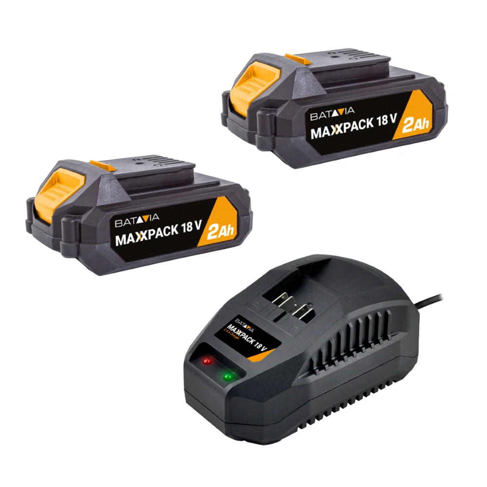 18V Mobility Pack – 2x 2.0Ah Batteries + 2.4A Charger