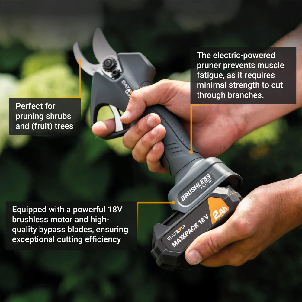 18V Nexxcut Cordless Brushless Pruner 30mm - Image 7