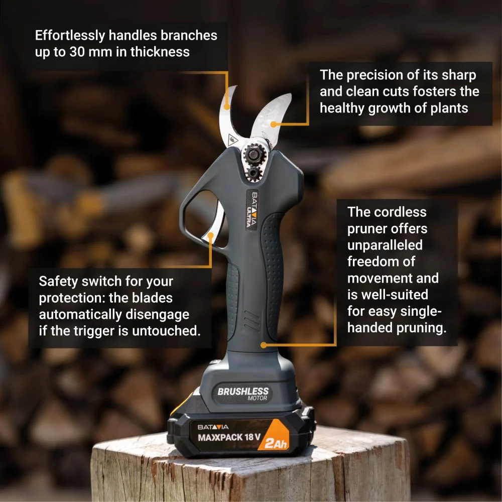 18V Nexxcut Cordless Brushless Pruner 30mm - Image 8