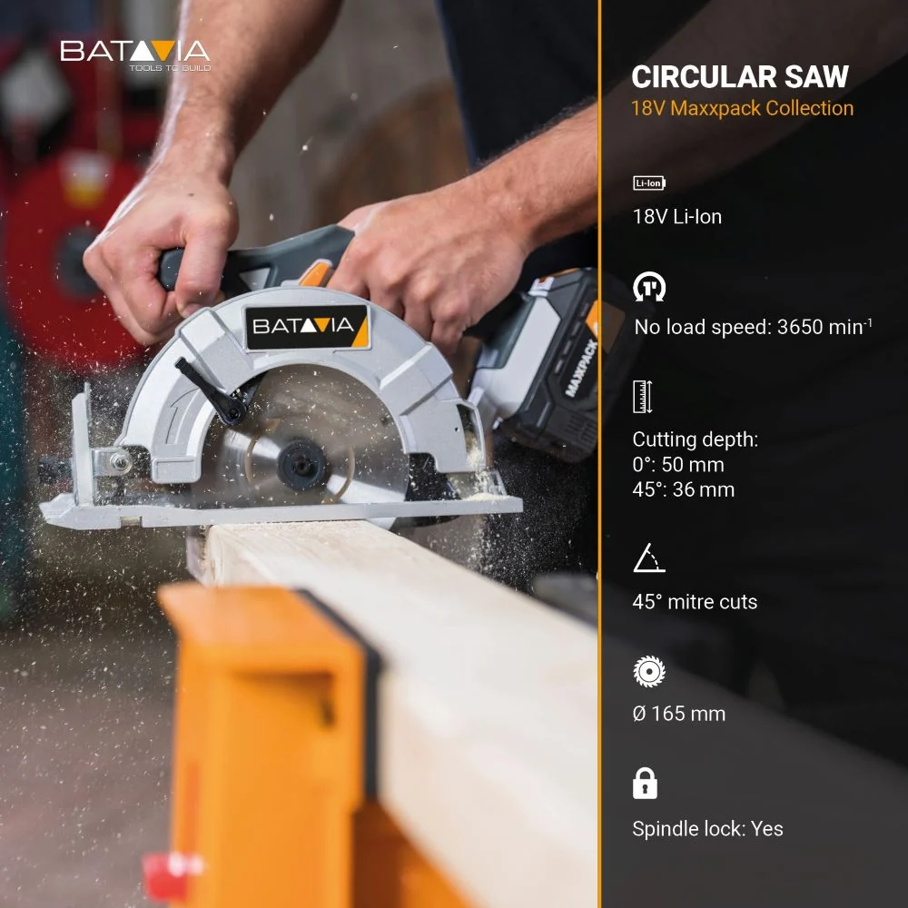 18V Cordless Circular Saw 165 mm - Image 7