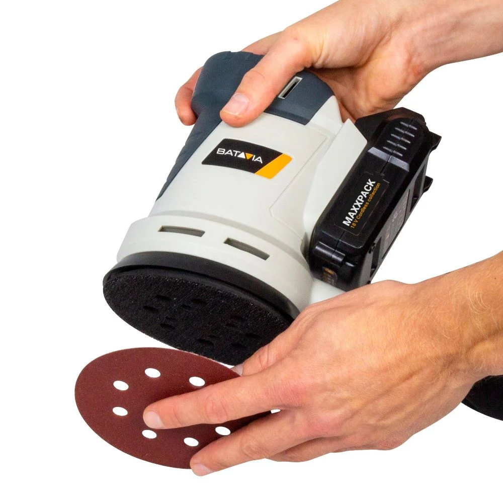 18V Cordless Orbital Sander 125mm - Image 3