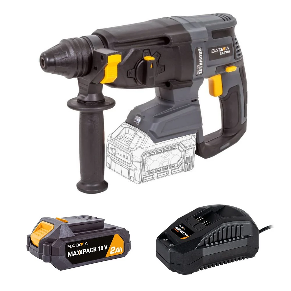 18V Cordless Brushless Rotary Hammer SDS+ - Image 10