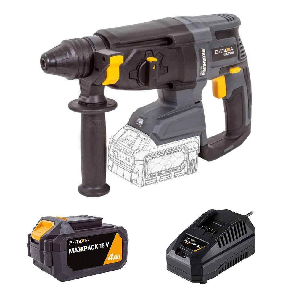 18V Cordless Brushless Rotary Hammer SDS+ - Image 11