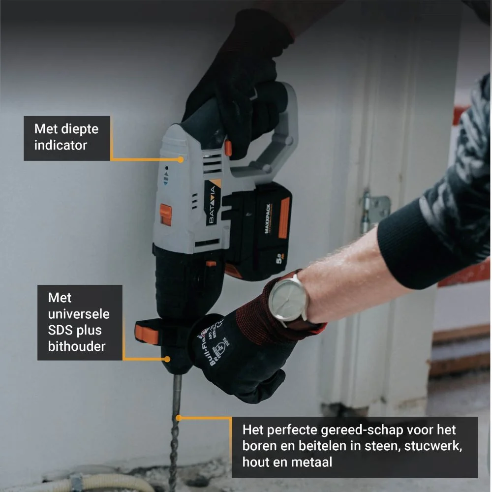 18V Cordless Hammer Drill SDS+ - Image 5