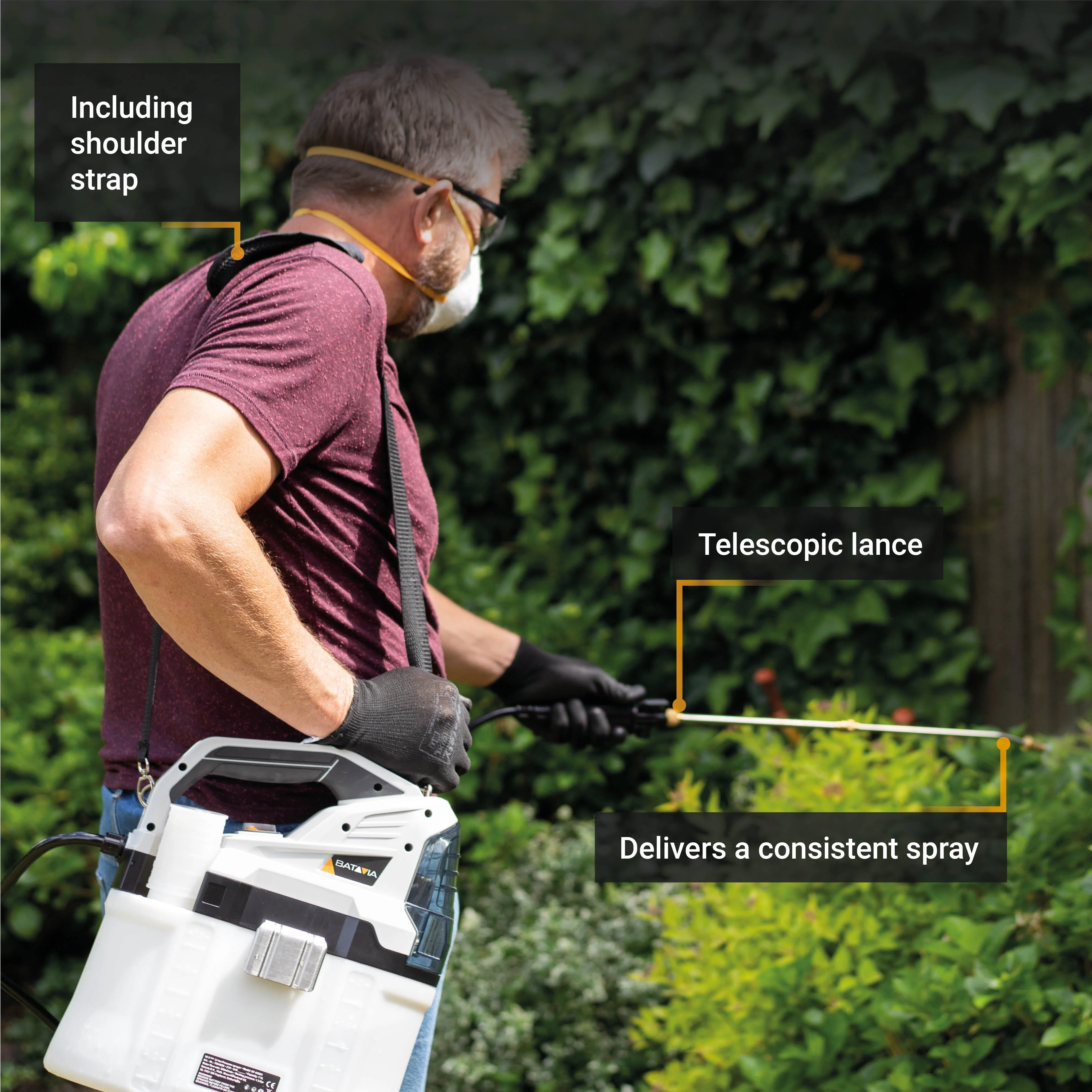 18V Cordless Pressure Sprayer 7.5L - Image 3