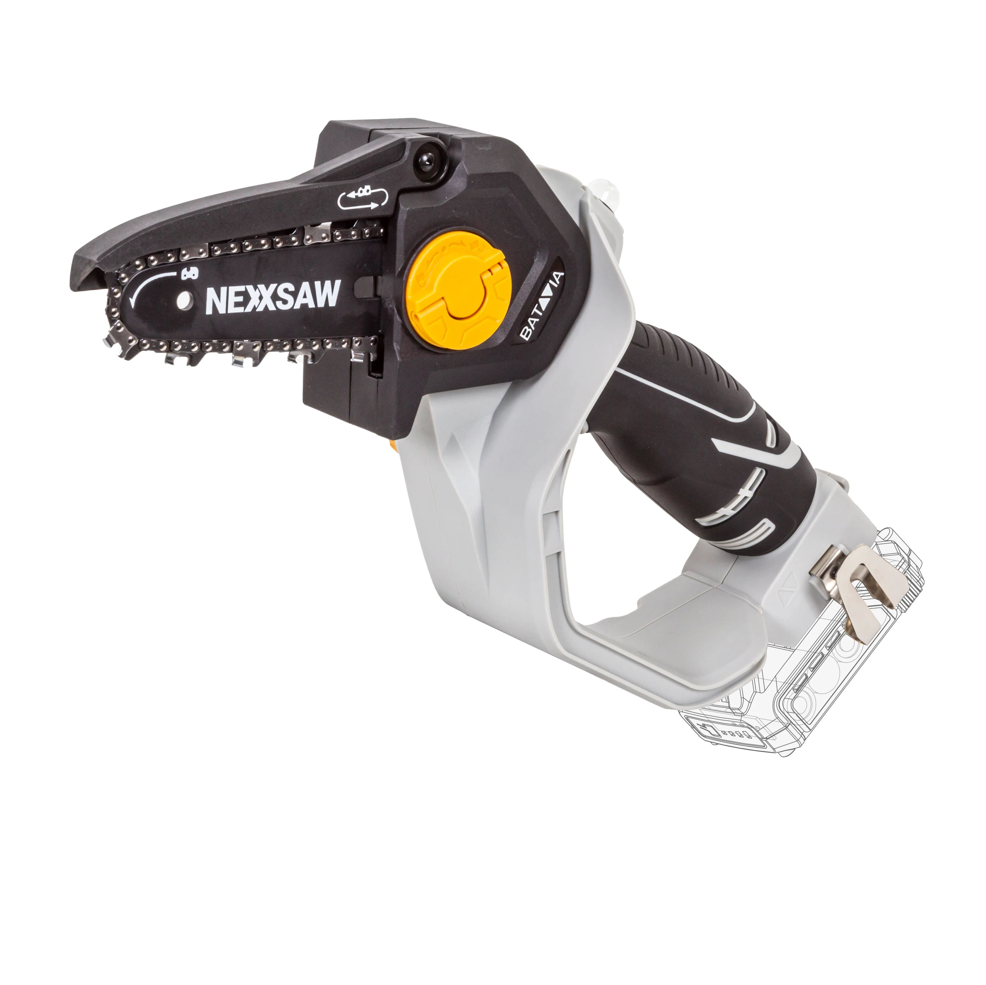 Titanium Coated Chain V2 - for the Nexxsaw Cordless One-Hand Chainsaw V2/V3 and Ferrex Chainsaw 2021-2022 - Image 5