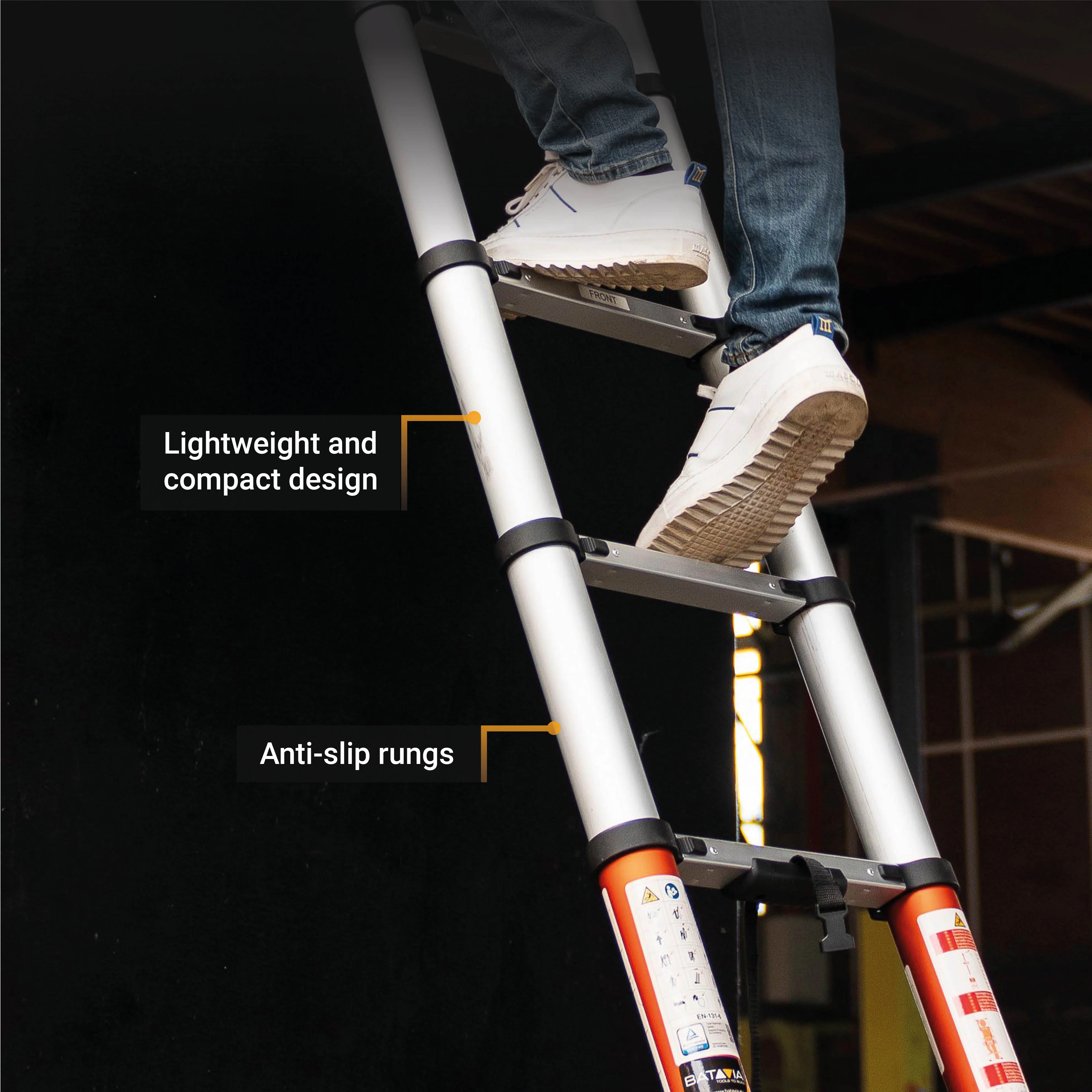 Telescopic Ladder 2.93m - Image 6