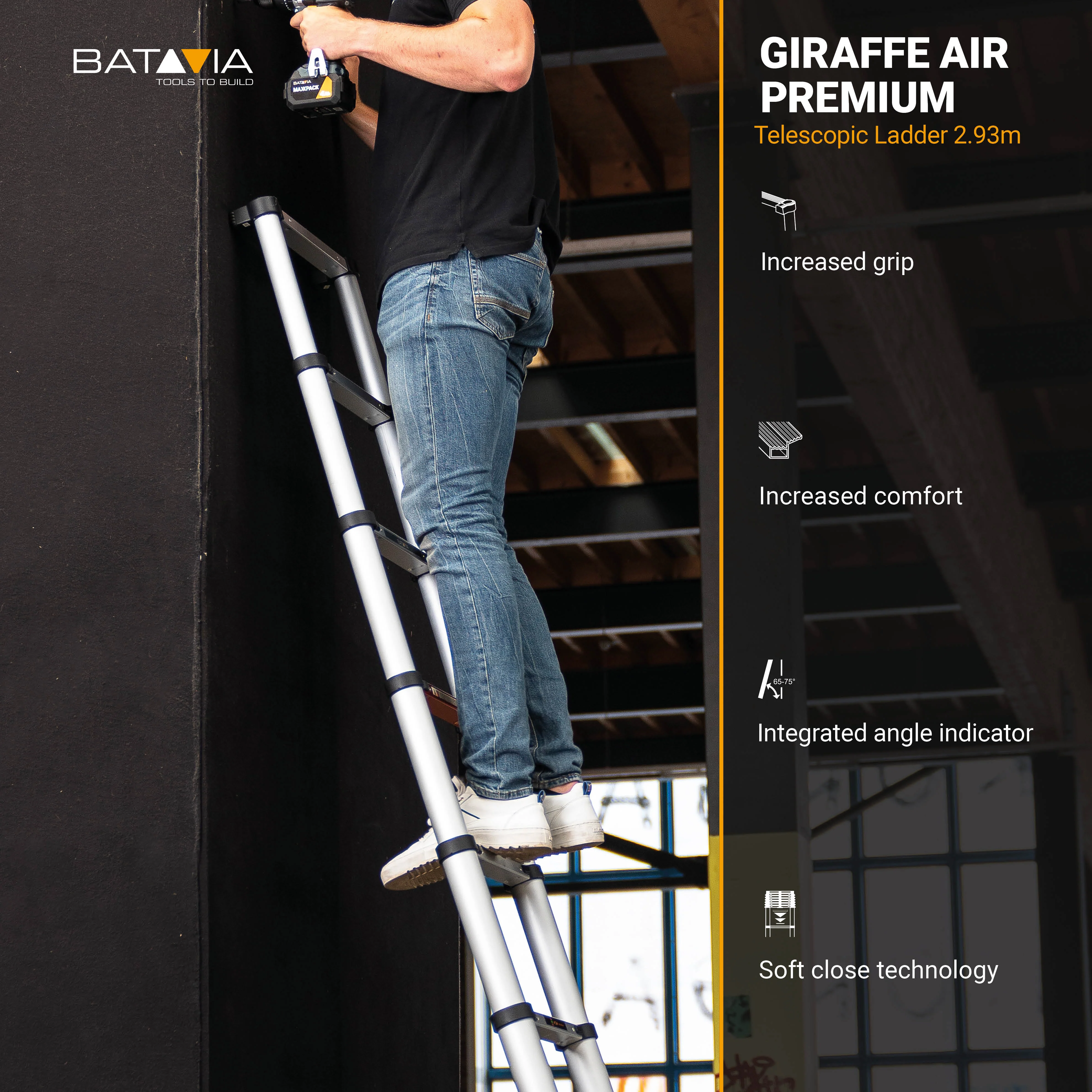 Telescopic Ladder 2.93m - Image 7