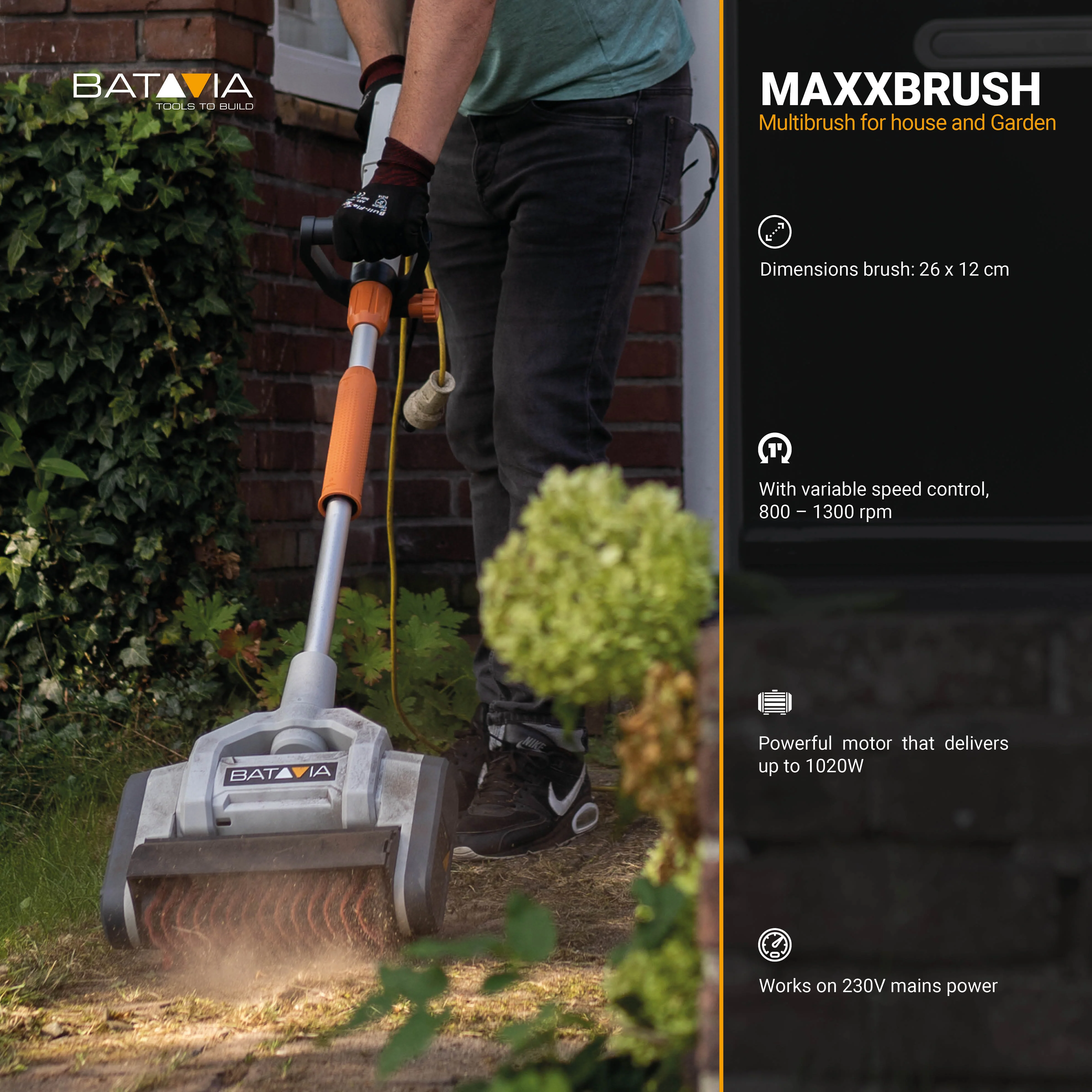 Maxxbrush 1020W Multi-Brush 26 cm - Image 7