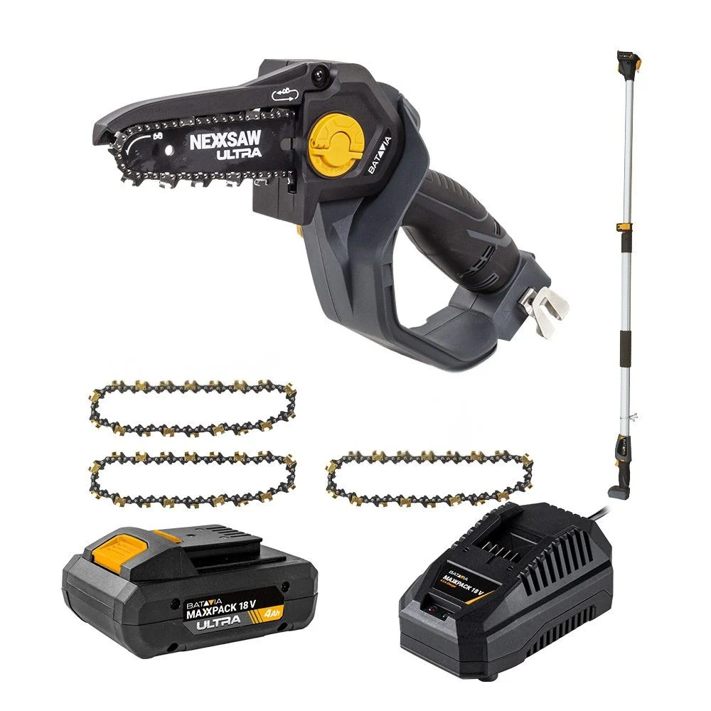 18V Nexxsaw Cordless Brushless One-Hand Chainsaw V3 Ultra 7'' - Image 10