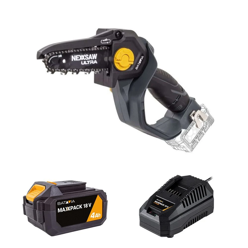18V Nexxsaw Cordless Brushless One-Hand Chainsaw V3 Ultra 7'' - Image 12