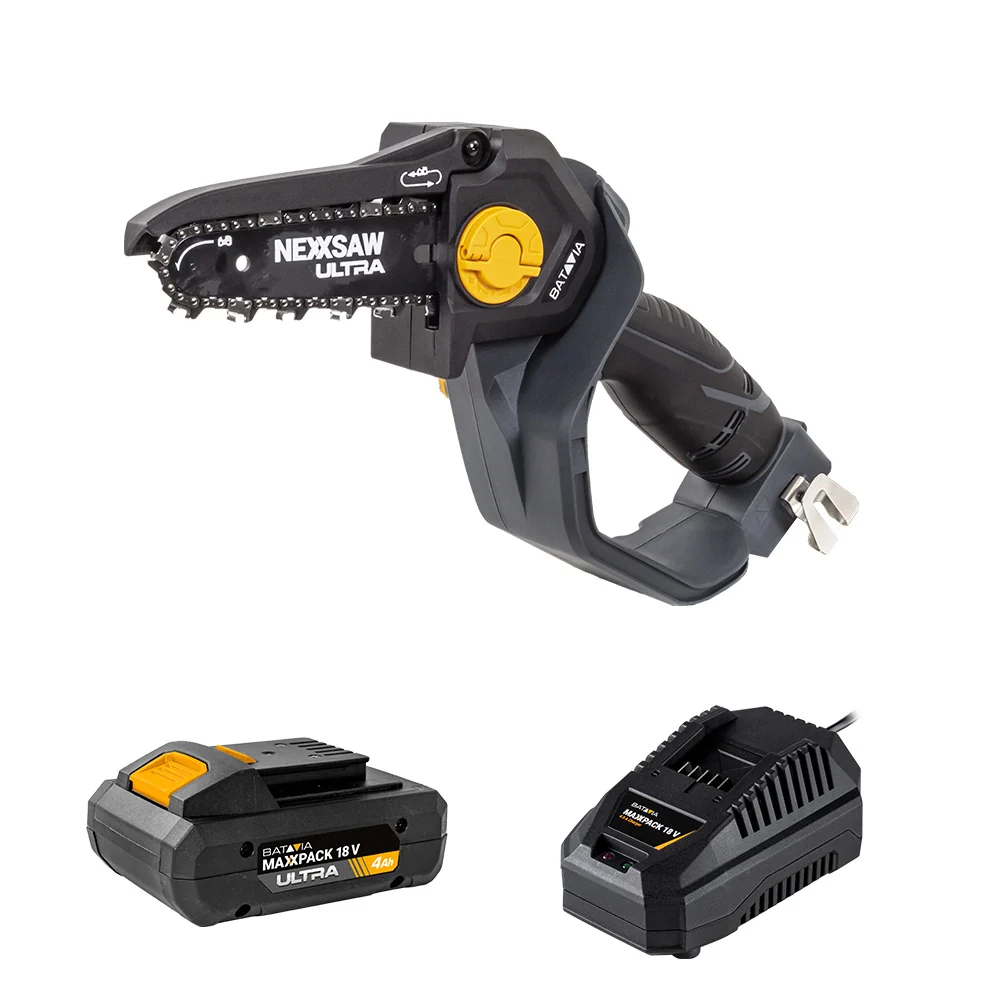 18V Nexxsaw Cordless Brushless One-Hand Chainsaw V3 Ultra 7'' - Image 9