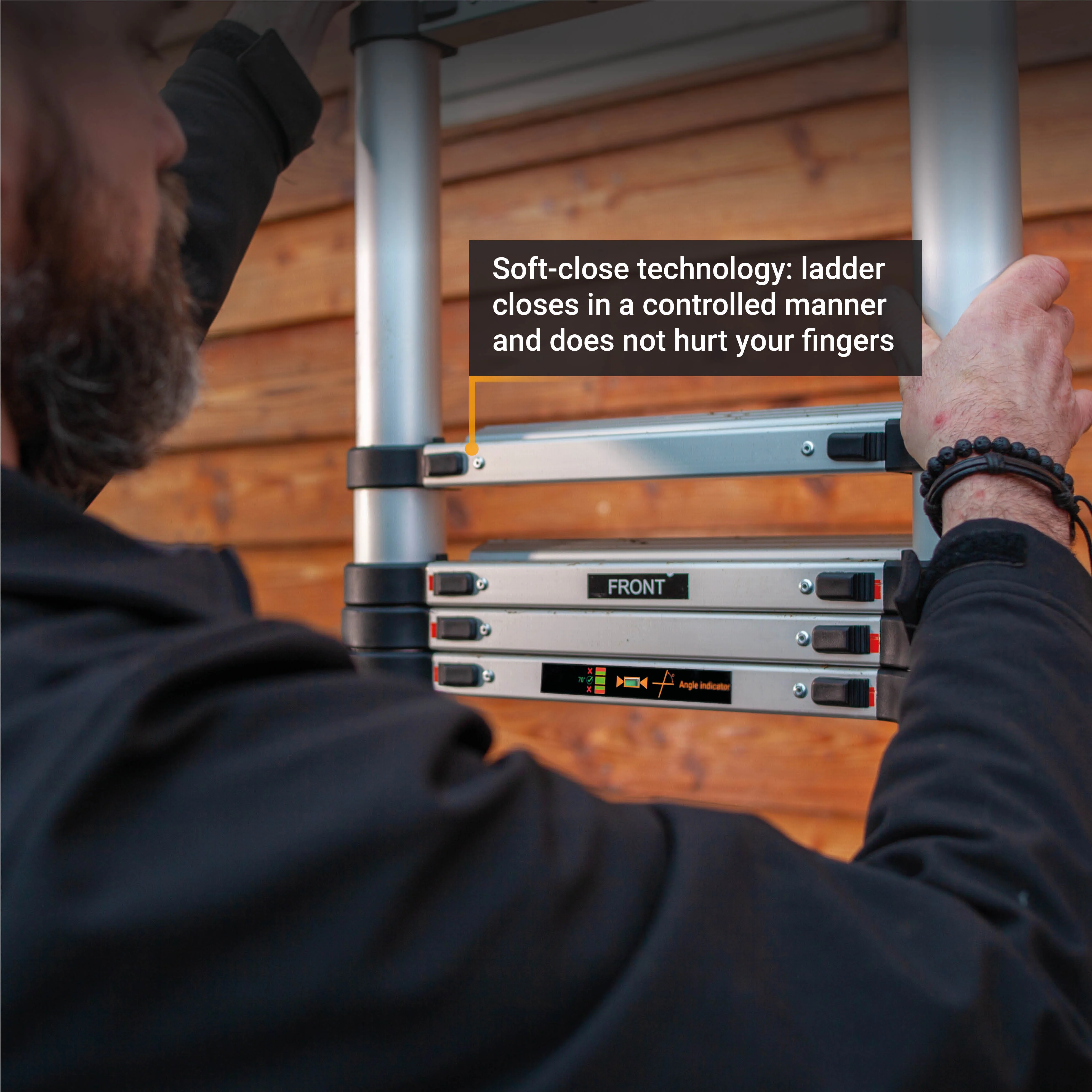 Telescopic Ladder 3.27m Professional - Image 4