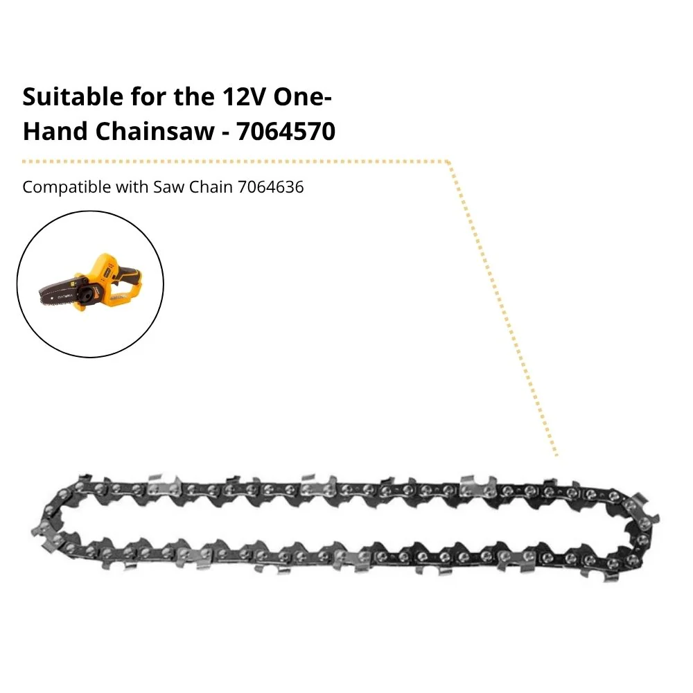 Saw Chain - Suitable for the 12V Cordless One-Hand Chainsaw 6'' - Image 2
