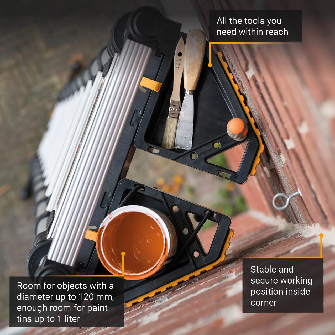 Stand-Off and Tool Tray for Telescopic Ladders - Image 5