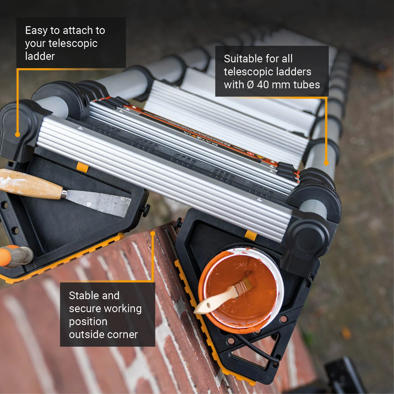 Stand-Off and Tool Tray for Telescopic Ladders - Image 6