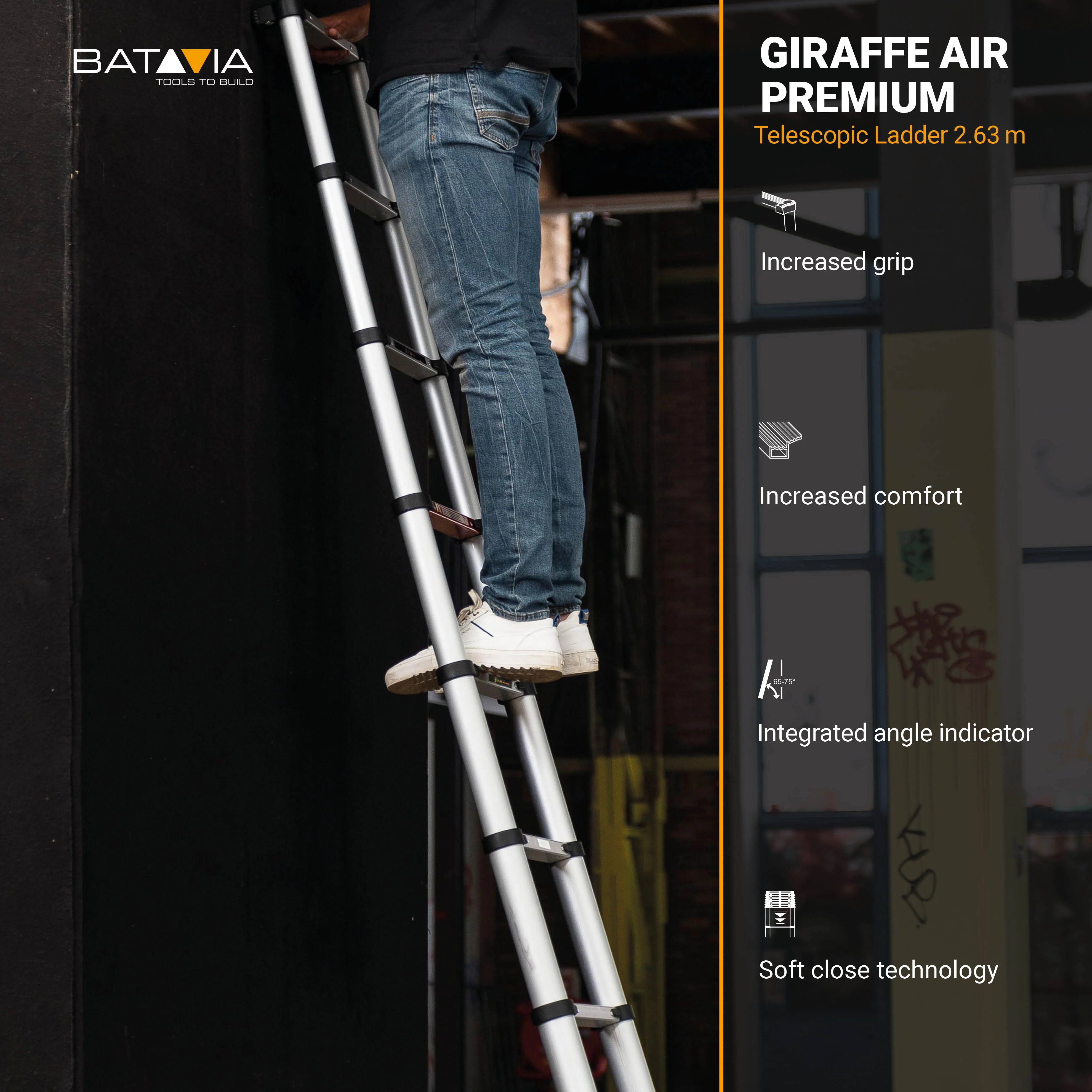 Telescopic Ladder 2.63m - Image 7