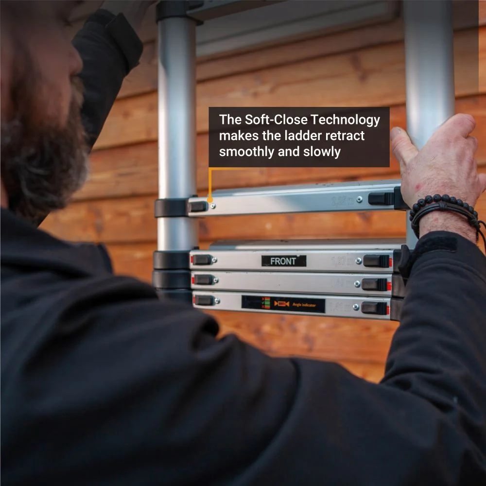 Telescopic Ladder 4.15m Professional - Image 5