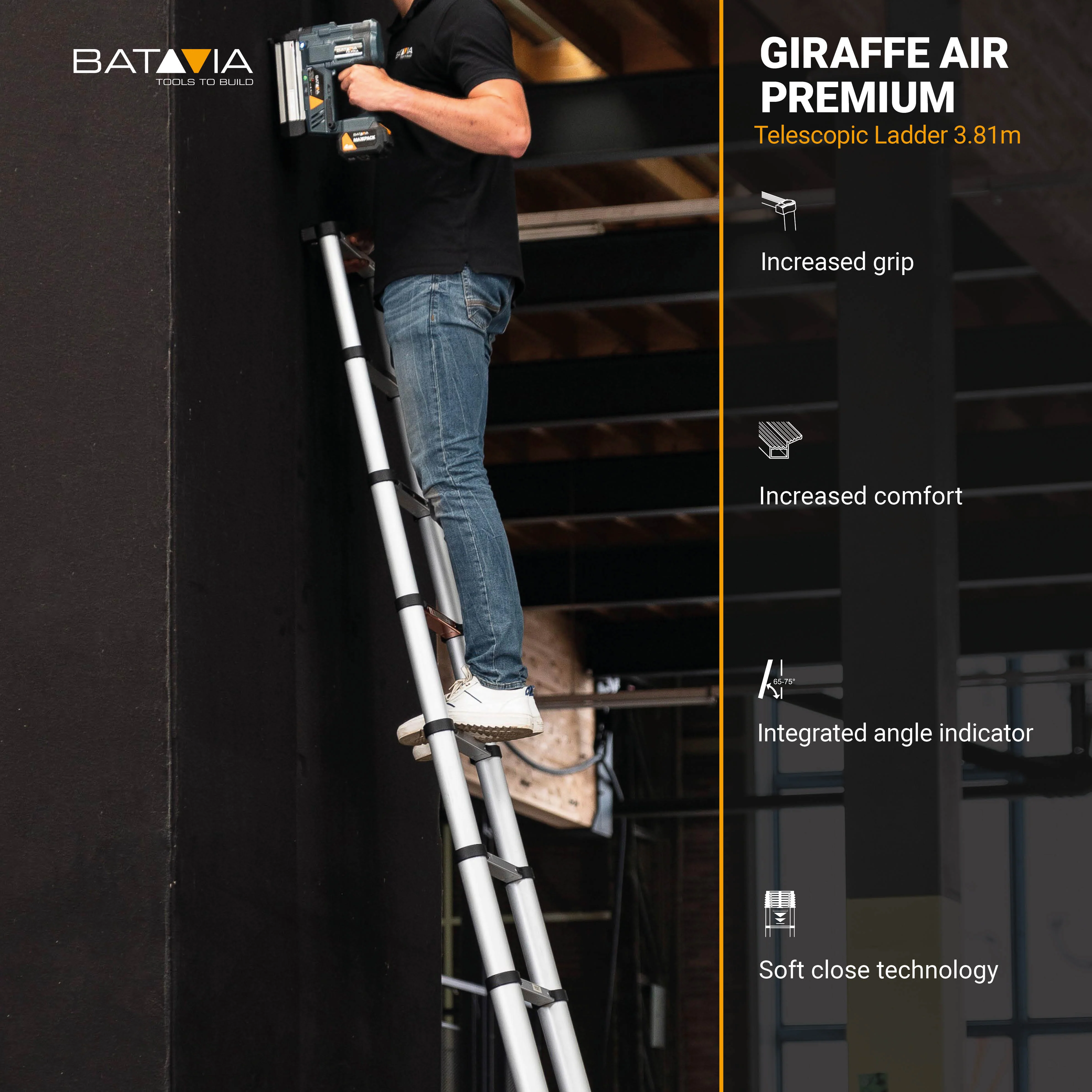 Telescopic Ladder 3.81m - Image 9